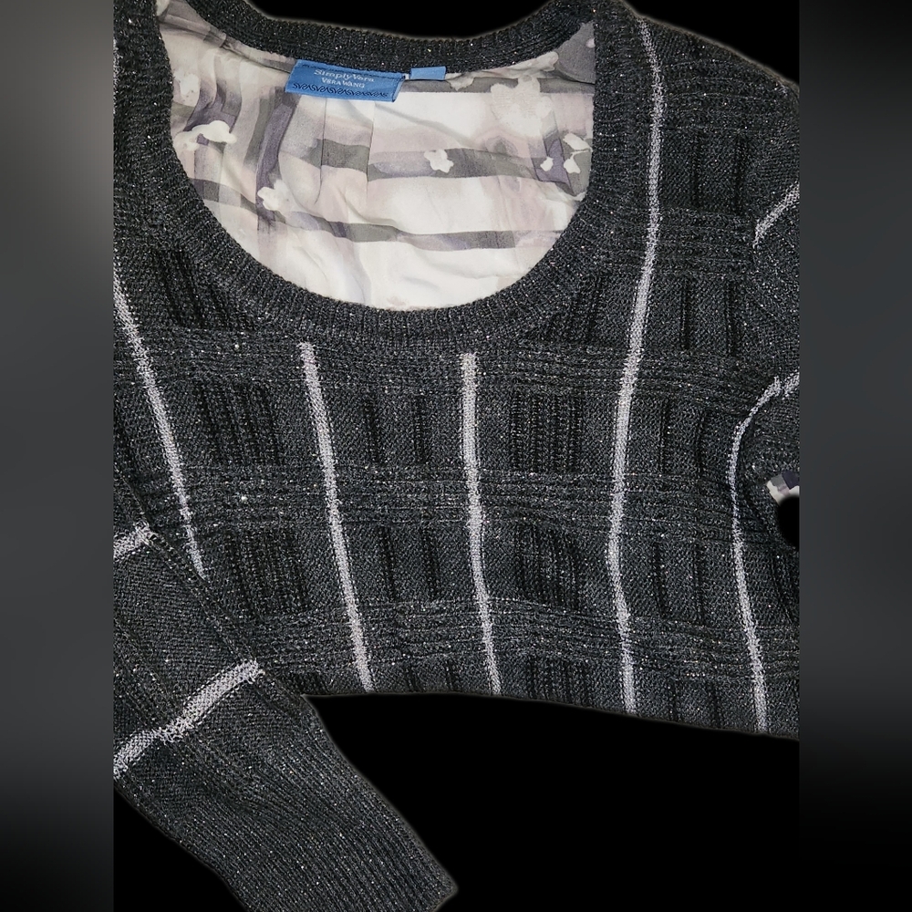 Vera Wang Two Sided Sweater